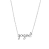 All the Luck in the World Urban Silverplated Necklace Gogirl All the Luck in the World Urban Silverplated Necklace Gogirl