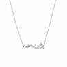 All the Luck in the World Urban Silverplated Necklace Namaste All the Luck in the World Urban Silverplated Necklace Namaste