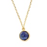 All the Luck in the World Galaxy Goldplated Necklace Globe Blue Lapis Lazuli All the Luck in the World Galaxy Goldplated Necklace Globe Blue Lapis Lazuli
