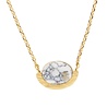 All the Luck in the World Galaxy Goldplated Necklace Moon A White Howlite All the Luck in the World Galaxy Goldplated Necklace Moon A White Howlite