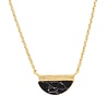 All the Luck in the World Galaxy Goldplated Necklace Moon B Black Howlite All the Luck in the World Galaxy Goldplated Necklace Moon B Black Howlite