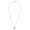 All the Luck in the World Galaxy Goldplated Necklace Moon B Black Howlite All the Luck in the World Galaxy Goldplated Necklace Moon B Black Howlite
