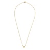 All the Luck in the World Galaxy Goldplated Necklace Triangle A White Howlite All the Luck in the World Galaxy Goldplated Necklace Triangle A White Howlite