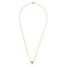 All the Luck in the World Galaxy Goldplated Necklace Triangle A Green Chrysoprase All the Luck in the World Galaxy Goldplated Necklace Triangle A Green Chrysoprase