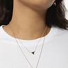 All the Luck in the World Galaxy Goldplated Necklace Triangle B Black Howlite All the Luck in the World Galaxy Goldplated Necklace Triangle B Black Howlite