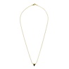 All the Luck in the World Galaxy Goldplated Necklace Triangle B Black Howlite All the Luck in the World Galaxy Goldplated Necklace Triangle B Black Howlite