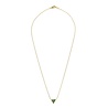 All the Luck in the World Galaxy Goldplated Necklace Triangle C Green Chrysoprase All the Luck in the World Galaxy Goldplated Necklace Triangle C Green Chrysoprase