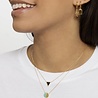 All the Luck in the World Galaxy Goldplated Necklace Triangle C Black Howlite All the Luck in the World Galaxy Goldplated Necklace Triangle C Black Howlite