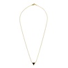 All the Luck in the World Galaxy Goldplated Necklace Triangle C Black Howlite All the Luck in the World Galaxy Goldplated Necklace Triangle C Black Howlite