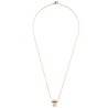 All the Luck in the World Galaxy Goldplated Necklace Pastel Rose Quartz Rectangle All the Luck in the World Galaxy Goldplated Necklace Pastel Rose Quartz Rectangle