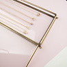 All the Luck in the World Galaxy Goldplated Necklace Pastel Rose Quartz Rectangle All the Luck in the World Galaxy Goldplated Necklace Pastel Rose Quartz Rectangle