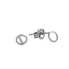 All the Luck in the World Petite Sterling Silver Earrings Circle All the Luck in the World Petite Sterling Silver Earrings Circle