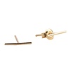 All the Luck in the World Petite Goldplated Sterling Silver Earrings Strip All the Luck in the World Petite Goldplated Sterling Silver Earrings Strip