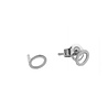 All the Luck in the World Petite Sterling Silver Earrings Oval All the Luck in the World Petite Sterling Silver Earrings Oval