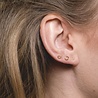 All the Luck in the World Petite Goldplated Sterling Silver Earrings Hexagon All the Luck in the World Petite Goldplated Sterling Silver Earrings Hexagon