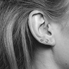 All the Luck in the World Petite Sterling Silver Earrings Hexagon All the Luck in the World Petite Sterling Silver Earrings Hexagon