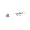 All the Luck in the World Petite Sterling Silver Earrings Heart All the Luck in the World Petite Sterling Silver Earrings Heart