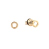 All the Luck in the World Petite Goldplated Sterling Silver Earrings Circle All the Luck in the World Petite Goldplated Sterling Silver Earrings Circle