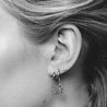All the Luck in the World Petite Sterling Silver Earrings Circle All the Luck in the World Petite Sterling Silver Earrings Circle