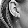 All the Luck in the World Petite Sterling Silver Earrings Solid Triangle All the Luck in the World Petite Sterling Silver Earrings Solid Triangle