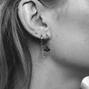 All the Luck in the World Petite Sterling Silver Earrings Open triangle All the Luck in the World Petite Sterling Silver Earrings Open triangle
