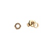 All the Luck in the World Petite Goldplated Sterling Silver Earrings Hexagon All the Luck in the World Petite Goldplated Sterling Silver Earrings Hexagon