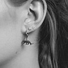 All the Luck in the World Petite Sterling Silver Earrings Hexagon All the Luck in the World Petite Sterling Silver Earrings Hexagon