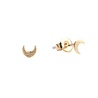 All the Luck in the World Petite Goldplated Sterling Silver Earrings Moon All the Luck in the World Petite Goldplated Sterling Silver Earrings Moon