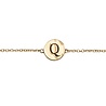 All the Luck in the World Character Goldplated Bracelet letter Q All the Luck in the World Character Goldplated Bracelet letter Q