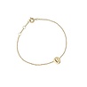 All the Luck in the World Character Goldplated Bracelet letter U All the Luck in the World Character Goldplated Bracelet letter U