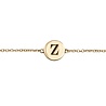 All the Luck in the World Character Goldplated Bracelet letter Z All the Luck in the World Character Goldplated Bracelet letter Z