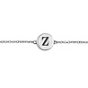 All the Luck in the World Character Silverplated Bracelet letter Z All the Luck in the World Character Silverplated Bracelet letter Z