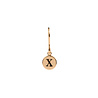 All the Luck in the World Character Goldplated Earring letter X All the Luck in the World Character Goldplated Earring letter X
