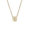 All the Luck in the World Character Goldplated Necklace letter U All the Luck in the World Character Goldplated Necklace letter U