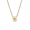 All the Luck in the World Character Goldplated Necklace letter W All the Luck in the World Character Goldplated Necklace letter W