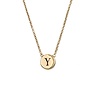 All the Luck in the World Character Goldplated Necklace letter Y All the Luck in the World Character Goldplated Necklace letter Y