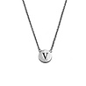 All the Luck in the World Character Silverplated Necklace letter V All the Luck in the World Character Silverplated Necklace letter V