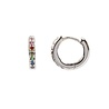 All the Luck in the World Bliss Silverplated Earring Creole Multi All the Luck in the World Bliss Silverplated Earring Creole Multi