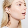All the Luck in the World Bliss Goldplated Earring Creole green All the Luck in the World Bliss Goldplated Earring Creole green