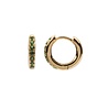 All the Luck in the World Bliss Goldplated Earring Creole green All the Luck in the World Bliss Goldplated Earring Creole green