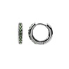 All the Luck in the World Bliss Silverplated Earring Creole green All the Luck in the World Bliss Silverplated Earring Creole green