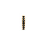 All the Luck in the World Bliss Goldplated Earring Creole Black All the Luck in the World Bliss Goldplated Earring Creole Black