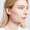 All the Luck in the World Bliss Goldplated Earring Creole Black All the Luck in the World Bliss Goldplated Earring Creole Black
