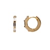 All the Luck in the World Bliss Goldplated Earring Creole All clear All the Luck in the World Bliss Goldplated Earring Creole All clear