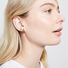 All the Luck in the World Bliss Goldplated Earring 3 Split Black Onyx All the Luck in the World Bliss Goldplated Earring 3 Split Black Onyx