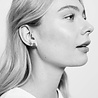 All the Luck in the World Bliss Silverplated Earring 3 Split Black Onyx All the Luck in the World Bliss Silverplated Earring 3 Split Black Onyx