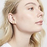 All the Luck in the World Bliss Goldplated Earring Bar Emerald green All the Luck in the World Bliss Goldplated Earring Bar Emerald green