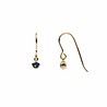 All the Luck in the World Bliss Goldplated Earring Hook Sapphire blue All the Luck in the World Bliss Goldplated Earring Hook Sapphire blue