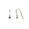 All the Luck in the World Bliss Goldplated Earring Hook Ruby pink All the Luck in the World Bliss Goldplated Earring Hook Ruby pink