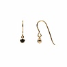 All the Luck in the World Bliss Goldplated Earring Hook Black Onyx All the Luck in the World Bliss Goldplated Earring Hook Black Onyx